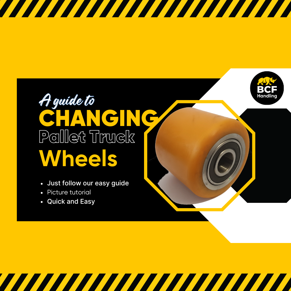 How to replace your pallet truck’s fork wheels