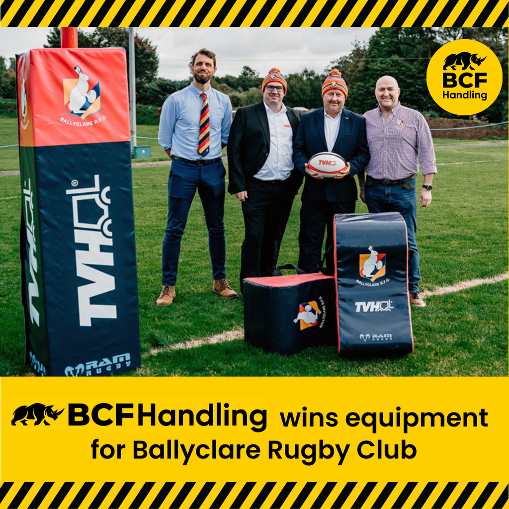 BCF Handling wins equipment for Ballyclare Rugby Club