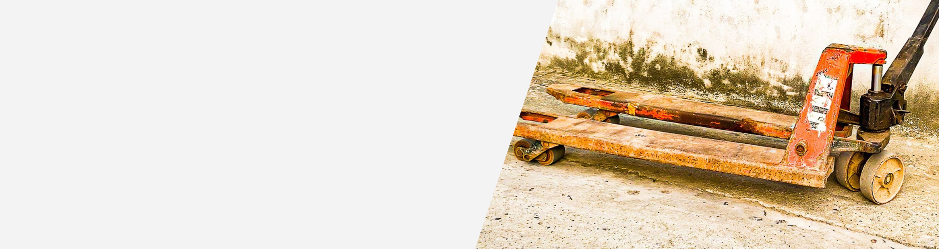 BCF Handling - Broken Pallet truck Repair Banner