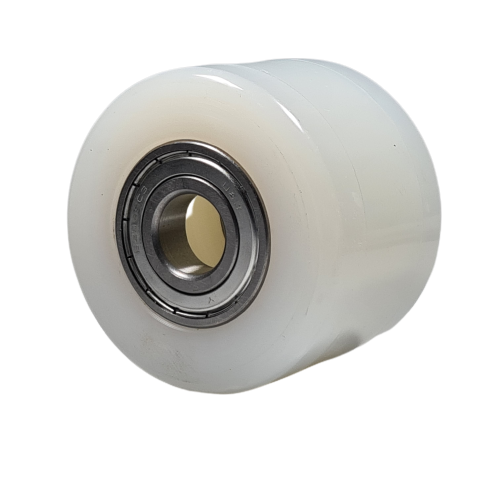 D82x60mm White Nylon Load Roller Wheel D20mm bearings Pallet Truck Spare Parts BCF Handling