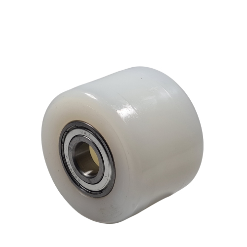 D82x60mm White Nylon Load Roller Wheel D20mm bearings Pallet Truck Spare Parts BCF Handling