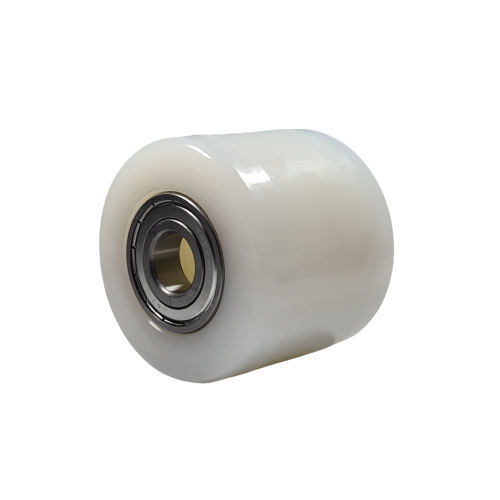 D82x70mm White Nylon Load Roller Wheel D20mm bearings Pallet Truck Spare Parts BCF Handling