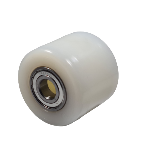 D82x70mm White Nylon Load Roller Wheel D20mm bearings Pallet Truck Spare Parts BCF Handling