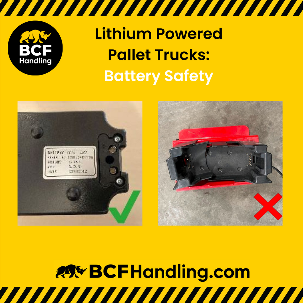 EP Equipment - Lithium Powered Pallet Trucks - Battery Safety