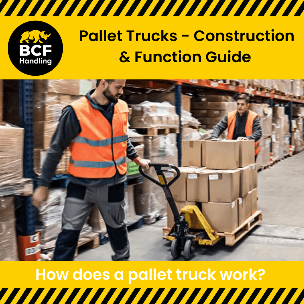 How does a pallet truck work? Functions and construction