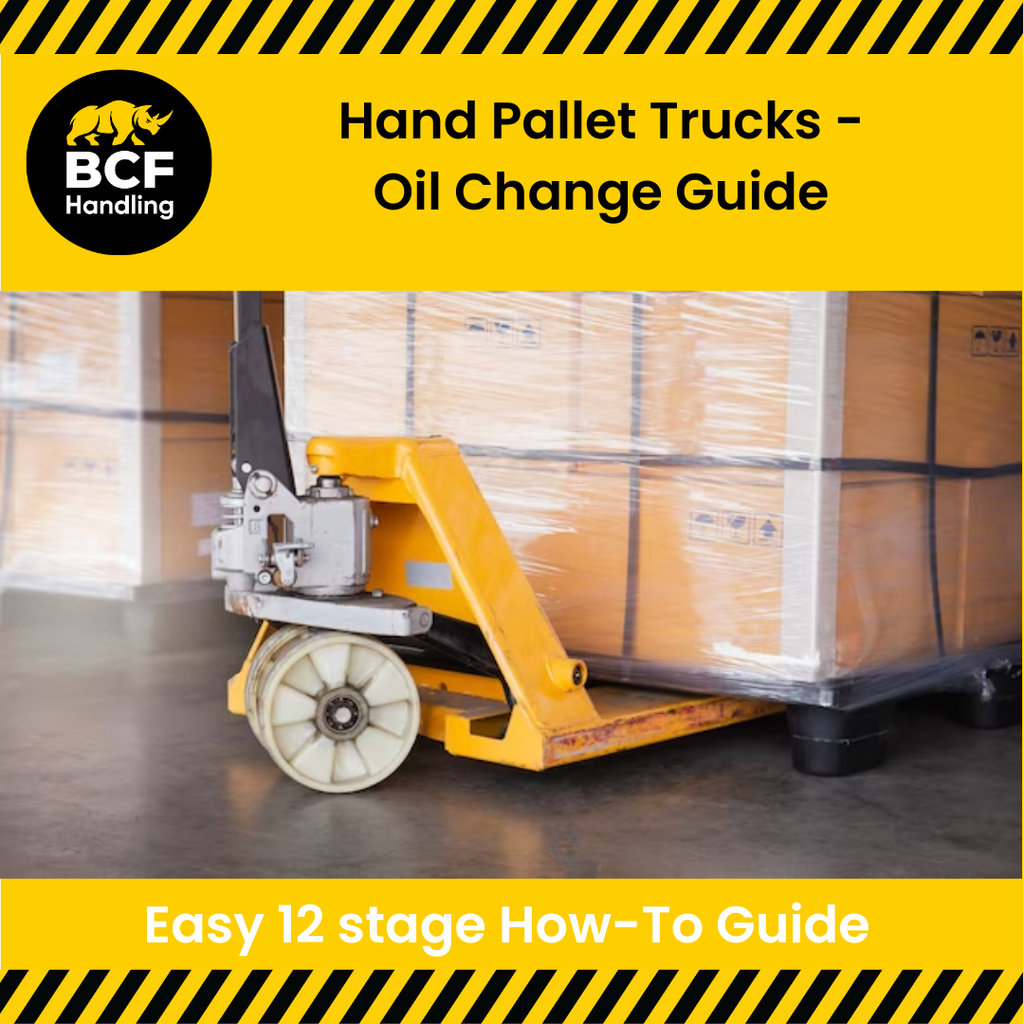 Hand pallet truck oil change guide