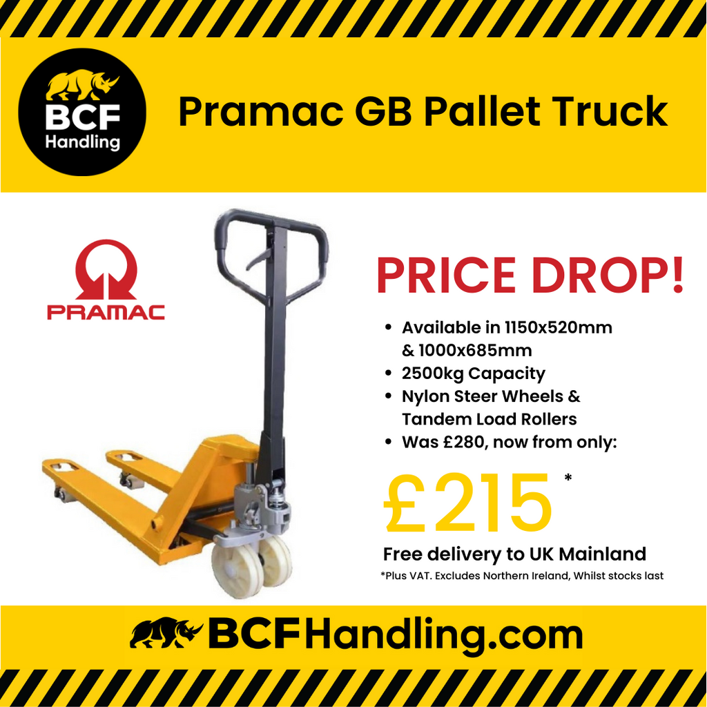 PRICE DROP! - Pramac GB Pallet Truck