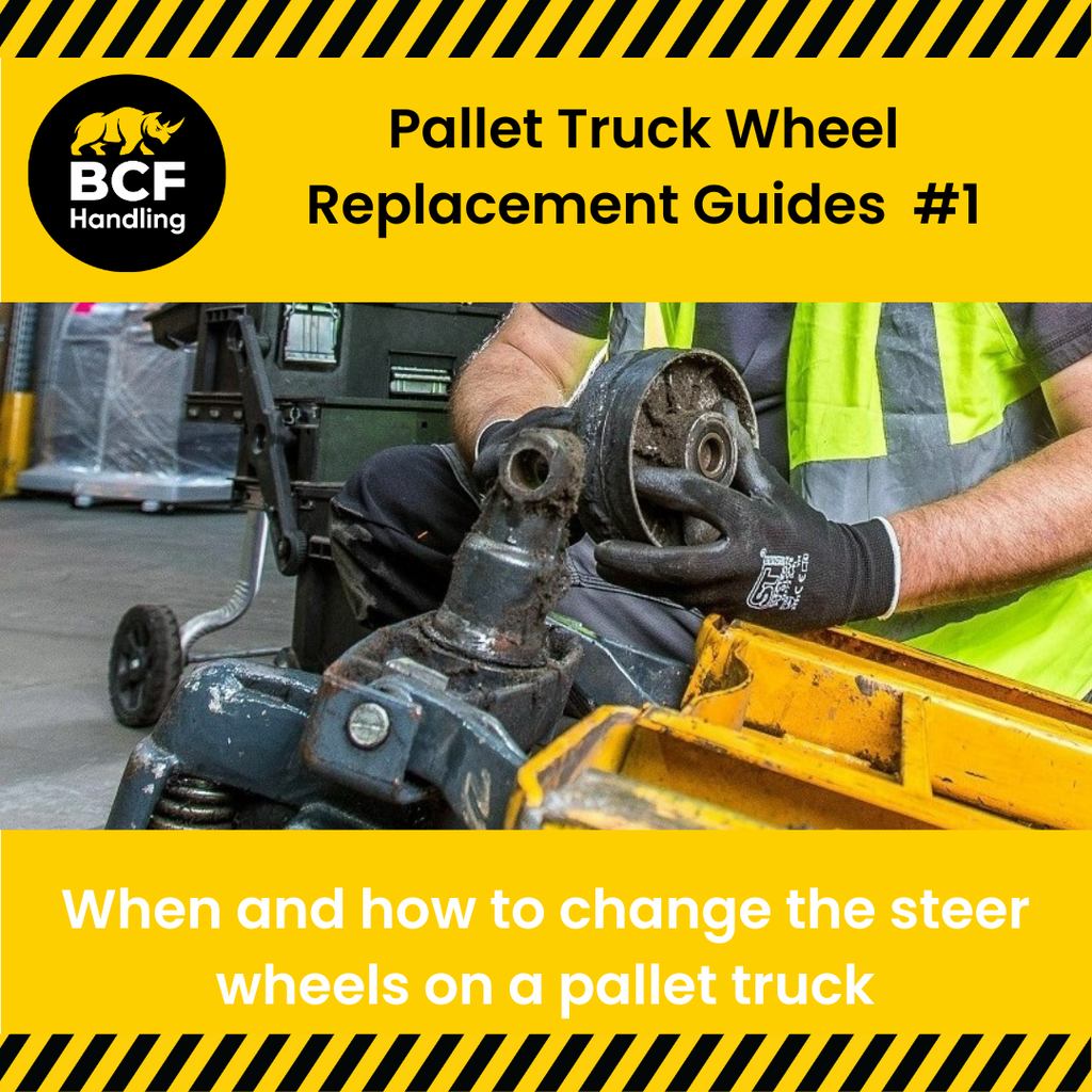 Step-by-Step Guide: How to change pallet truck steer wheels