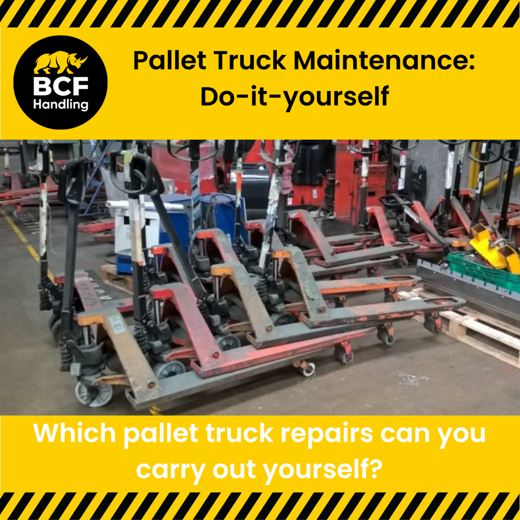 Which pallet truck repairs can you carry out yourself?