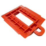 Pallet Truck Wheel Chock Stop Hi-Viz Orange Underside Grip
