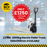 Pramac - EY20L - Lithium Pallet Truck W550x1150mm - 2000kg - NORTHERN IRELAND DELIVERY