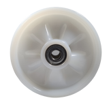 D200x50mm White Nylon Steer Wheel W50mm hub D20mm bearings Pallet Truck Spare Parts BCF Handling