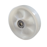 D200x50mm White Nylon Steer Wheel W60mm hub D20mm bearings Pallet Truck Spare Parts BCF Handling