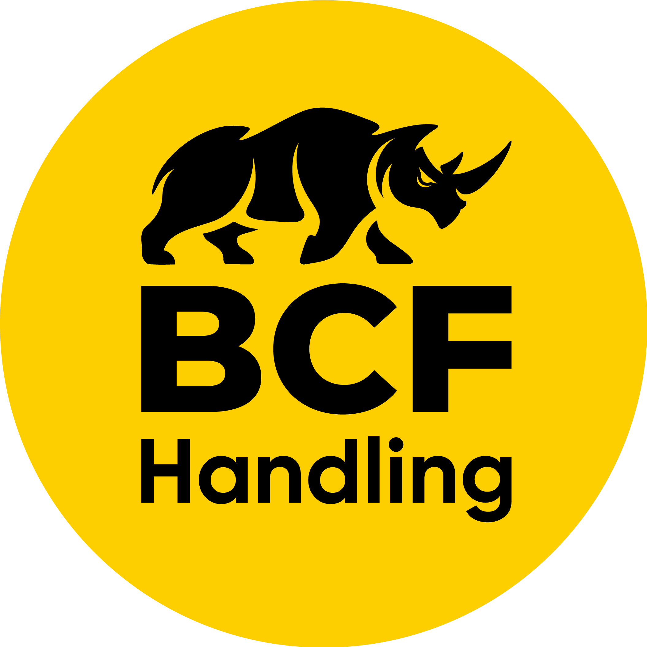 BCF Handling Logo - yellow